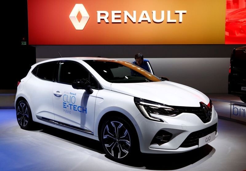 FILE PHOTO: A Renault Clio E-Tech Hybrid car at the