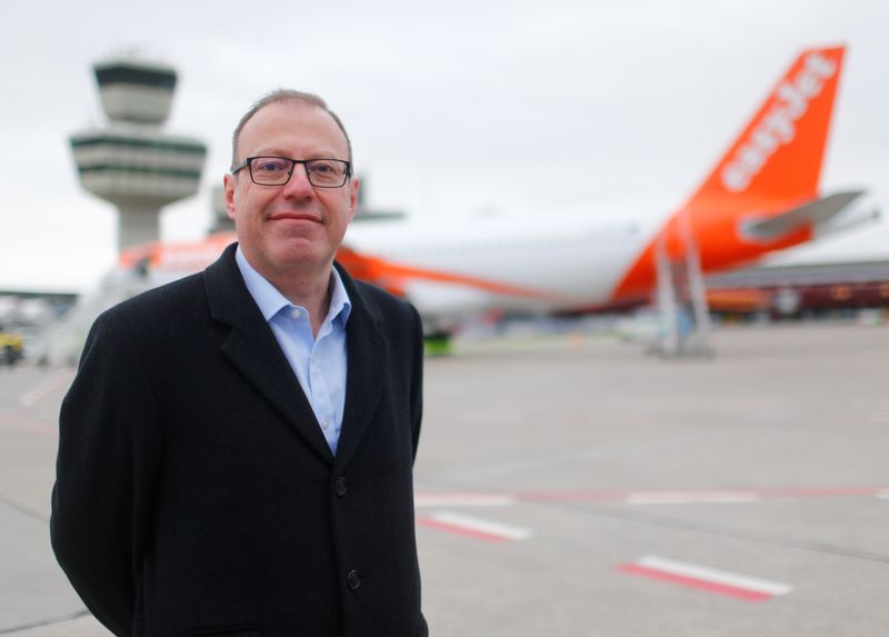 Andrew Findlay EasyJet Chief Financial Officer poses for a photograph