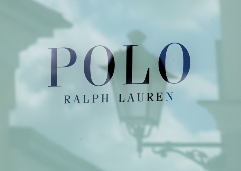 FILE PHOTO:  Polo by Ralph Lauren store logo is