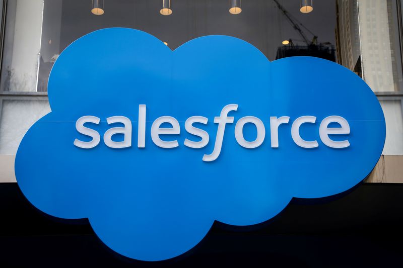 The company logo for Salesforce.com is displayed on the Salesforce