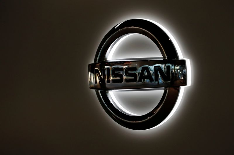 Nissan Motor’s logo is pictured at its headquarters in Yokohama