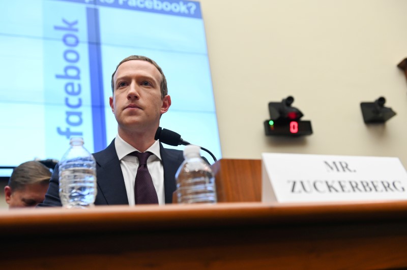 FILE PHOTO: Facebook Chairman and CEO Zuckerberg testifies at a