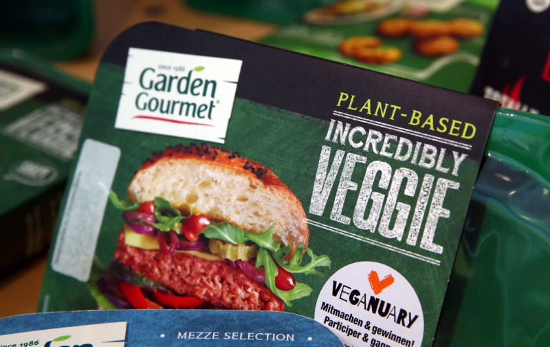 The “Incredibly Veggie” plant based vegetarian burger of Garden Gourmet