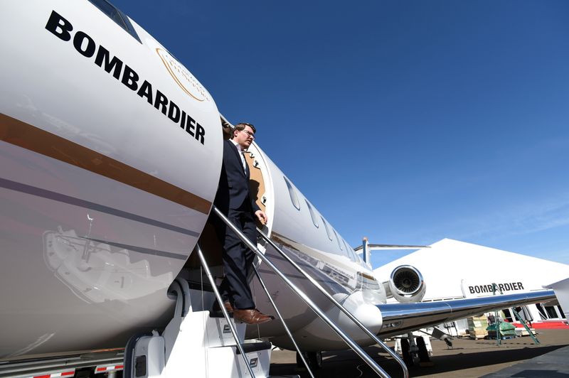 FILE PHOTO: FILE PHOTO: a Bombardier Global 6500 business jet