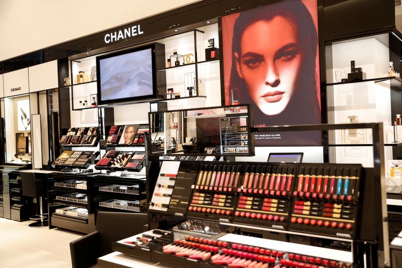 FILE PHOTO: The Chanel makeup section of the Nordstrom flagship