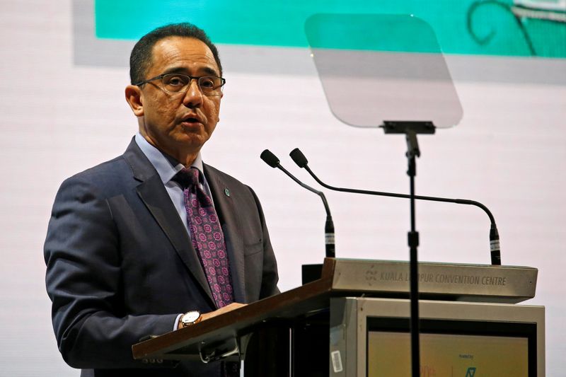 FILE PHOTO: Petronas CEO Wan Zulkiflee Wan Ariffin speaks during