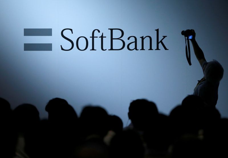 The logo of SoftBank Group Corp is displayed at SoftBank