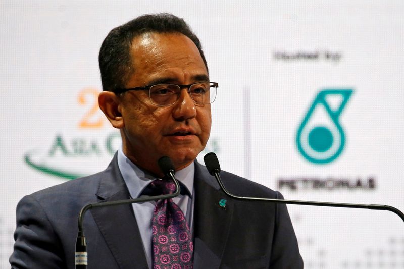 FILE PHOTO: Petronas CEO Wan Zulkiflee Wan Ariffin speaks during