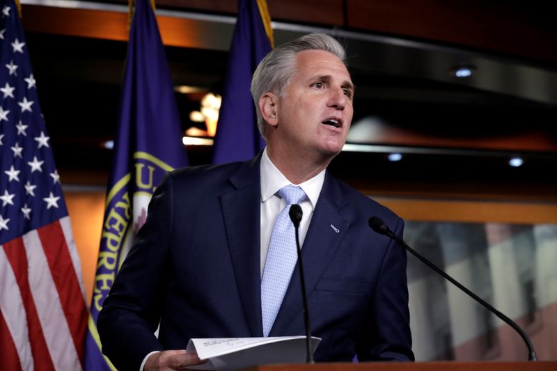 House Republican Leader Kevin McCarthy weekly news conference in Washington