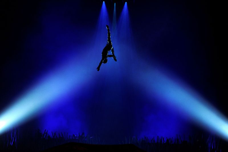 FILE PHOTO: An artist performs during the Cirque du Soleil’s
