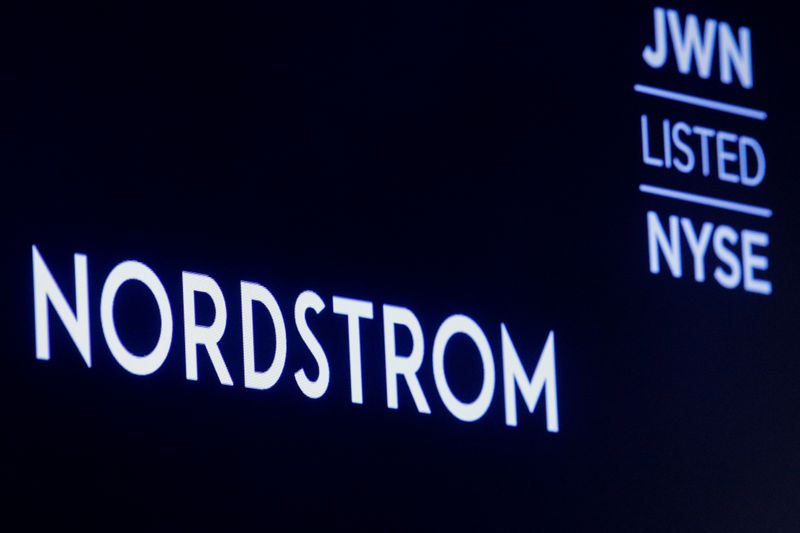 The company logo for Nordstrom Inc, is displayed on a