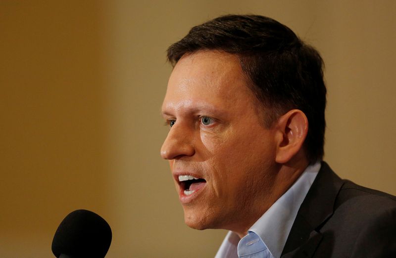 PayPal co-founder and Facebook board member Thiel delivers speech on