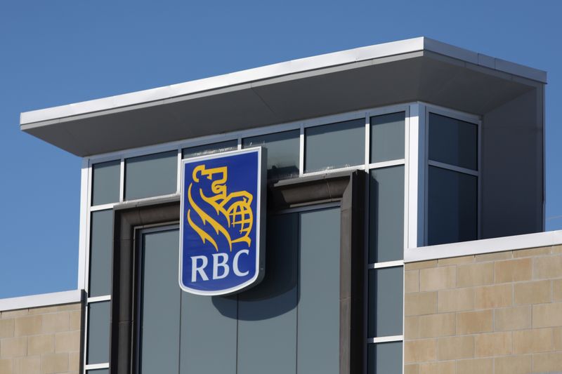 FILE PHOTO: The Royal Bank of Canada logo is seen
