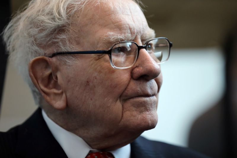 Berkshire Hathaway Chairman Warren Buffett seen at the annual Berkshire