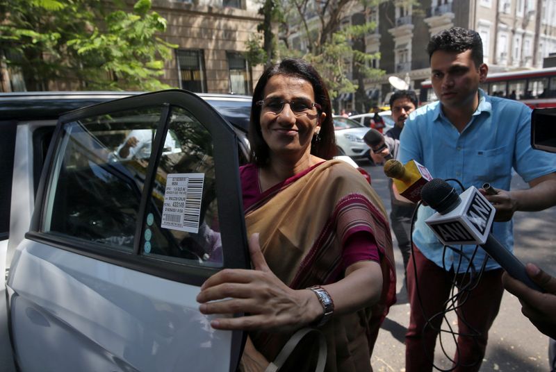 Former ICICI Bank CEO Chanda Kochhar arrives at the Enforcement