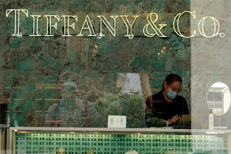 A Tiffany & Co. store is pictured in the Manhattan