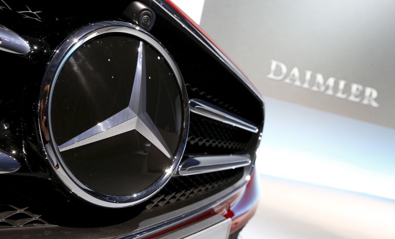 File photo of Mercedes-Benz logo pictured before company’s annual news