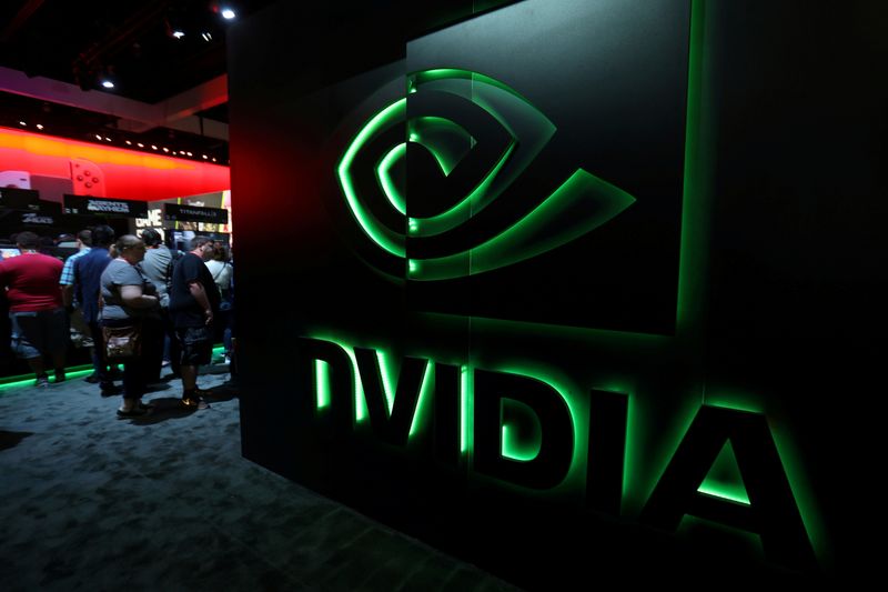 FILE PHOTO: Nvidia at the E3 2017 Electronic Entertainment Expo