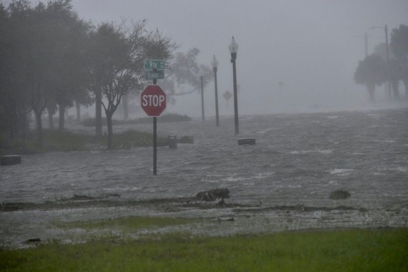 FILE PHOTO: Flooding due to Hurricane Sally is seen in