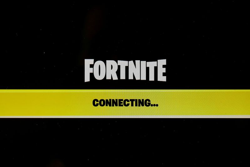 FILE PHOTO: The popular video game “Fortnite” by Epic Games