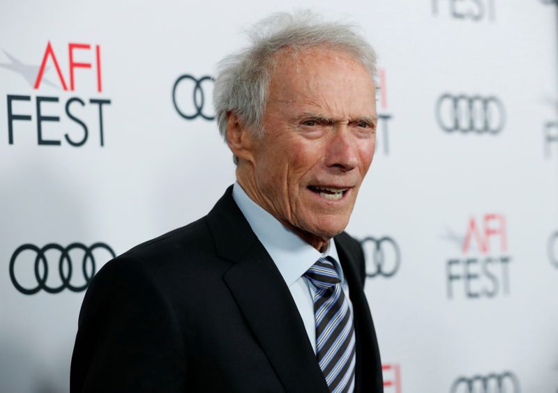 FILE PHOTO: Director Eastwood poses at the premiere for the