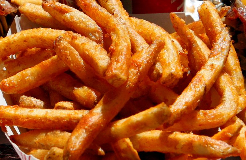 FILE PHOTO: French fries are shown in Hollywood