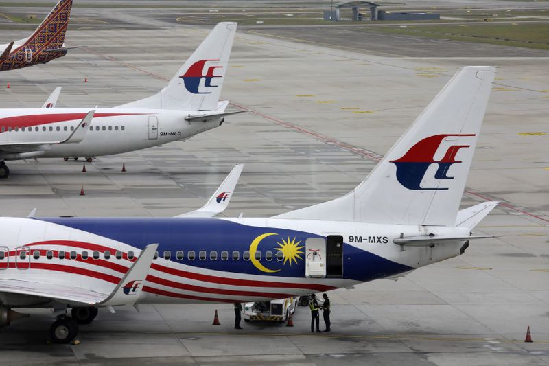 FILE PHOTO: Malaysia Airlines planes are pictured at Kuala Lumpur