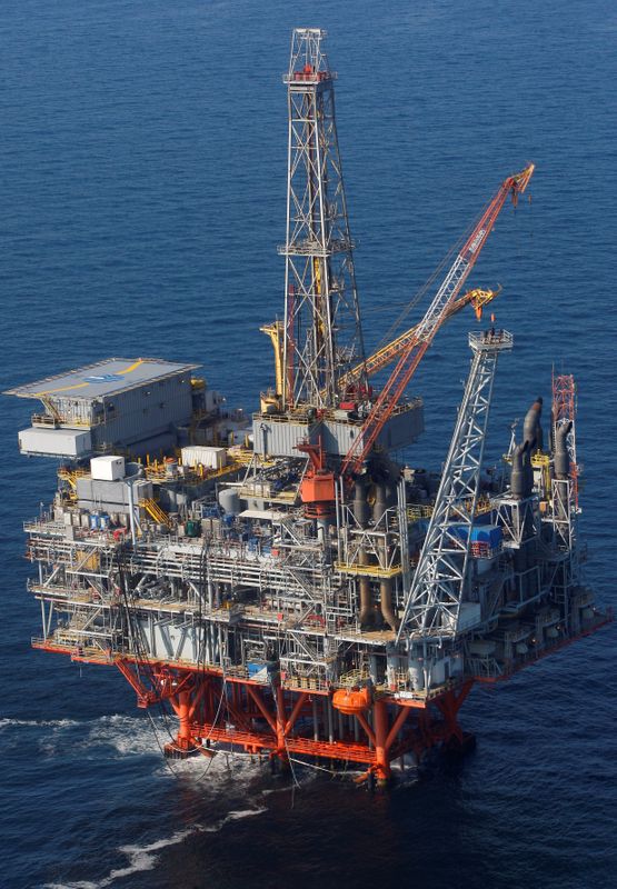 FILE PHOTO: The Petronius oil platform is seen from the