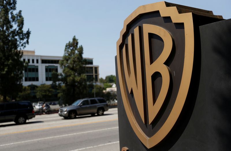 A Warner Bros. Entertainment Inc. logo is pictured at one