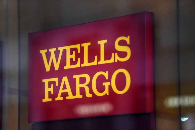 FILE PHOTO: A Wells Fargo logo is seen in New