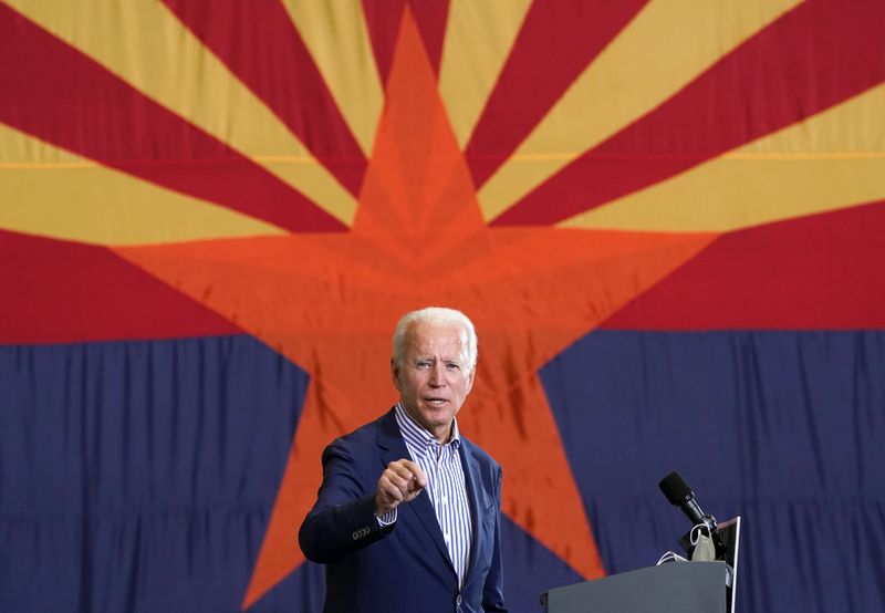 FLE PHOTO: U.S. Democratic presidential candidate Joe Biden campaigns in