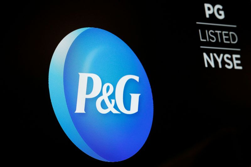 The logo for Procter & Gamble Co. is displayed on