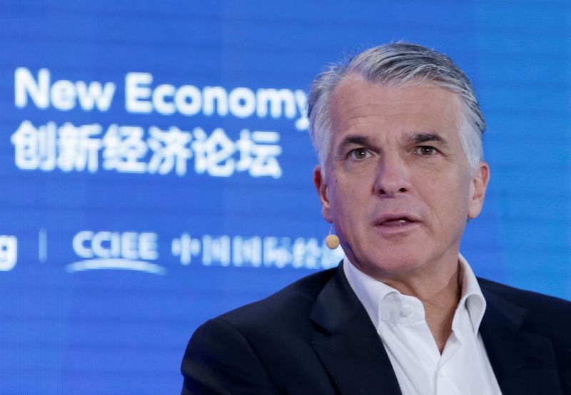 FILE PHOTO: UBS CEO Sergio Ermotti attends the 2019 New