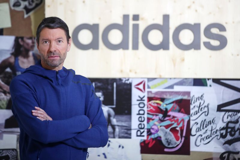 FILE PHOTO: Adidas CEO Rorsted poses before the company’s annual
