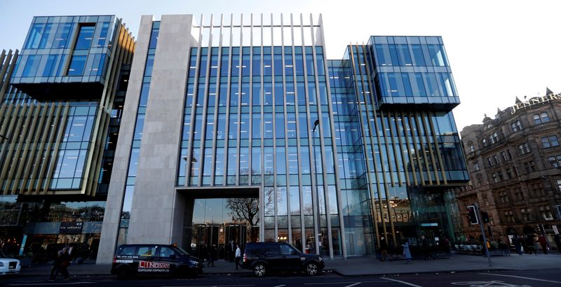 FILE PHOTO: The offices of Standard Life Aberdeen in Saint