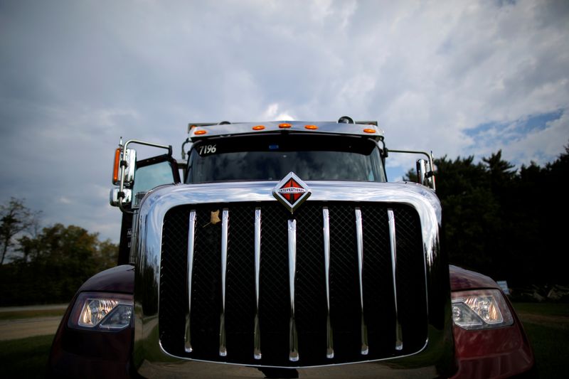 FILE PHOTO: A Navistar HX Series truck is photographed at