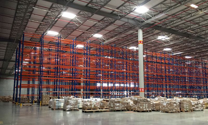 FILE PHOTO: A general view of Logistics operator Luft warehouse