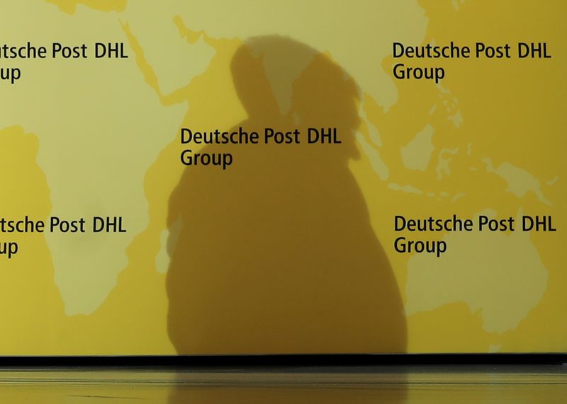 DHL CEO Appel at the annual news conference of the