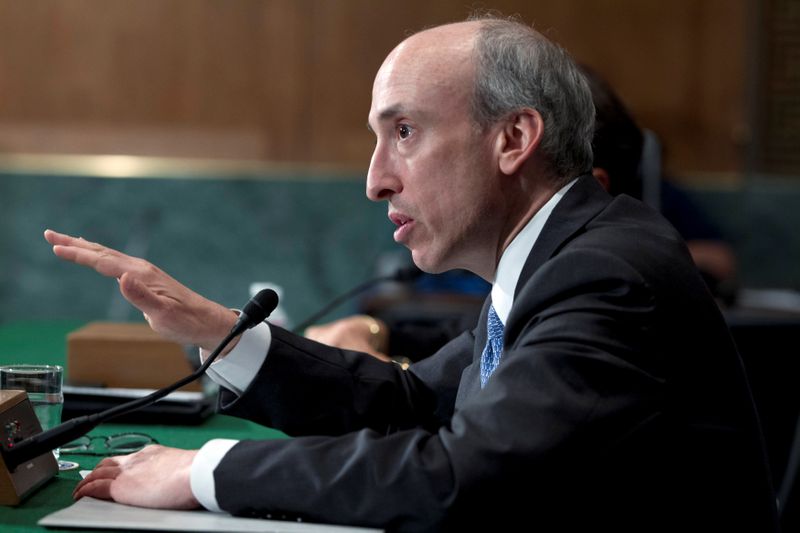 FILE PHOTO: Former CFTC chair Gensler testifies at a 2013
