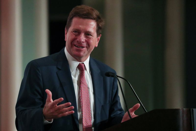 FILE PHOTO: Jay Clayton, Chairman of the U.S. Securities and