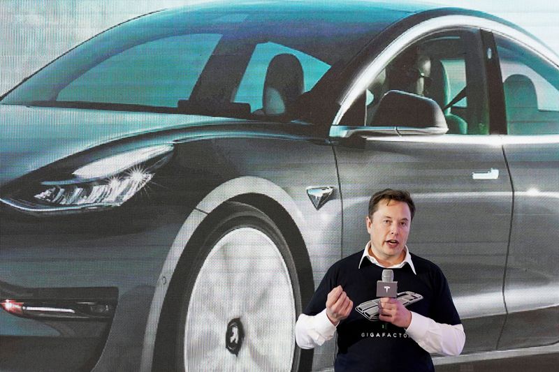 FILE PHOTO: FILE PHOTO: Tesla Inc CEO Elon Musk speaks