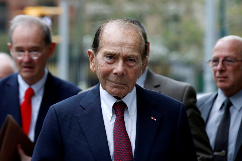 FILE PHOTO: Maurice “Hank” Greenberg, former chairman of AIG, arrives
