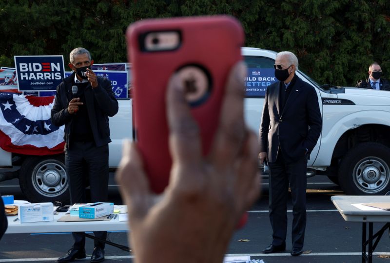 FILE PHOTO: Democratic U.S. presidential nominee Joe Biden at a