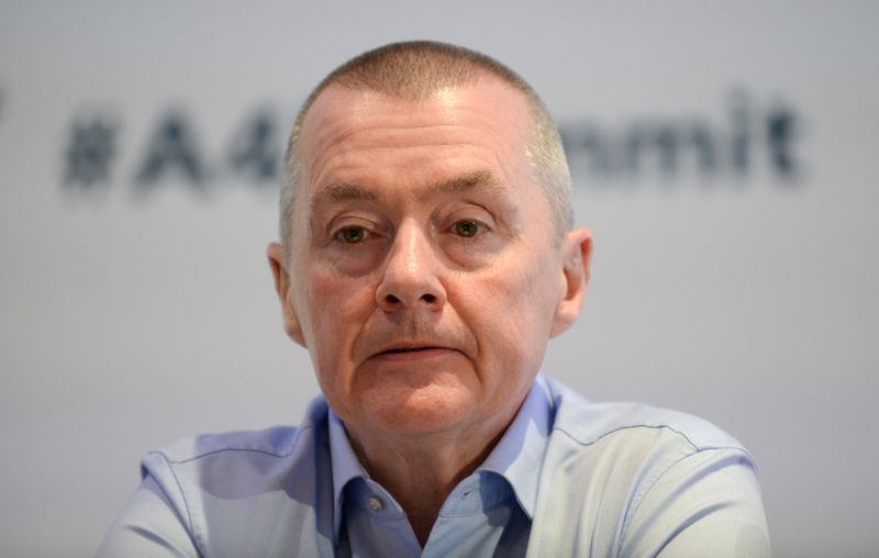 Willie Walsh Chief Executive of International Airlines Group (IAG) attends