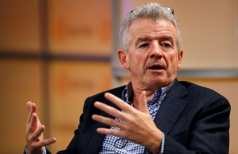 FILE PHOTO: Ryanair Chief Executive Michael O’Leary attends a Reuters
