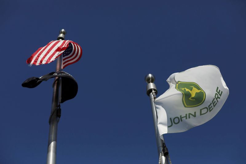 FILE PHOTO: John Deere’s Harvester Works facility is seen in