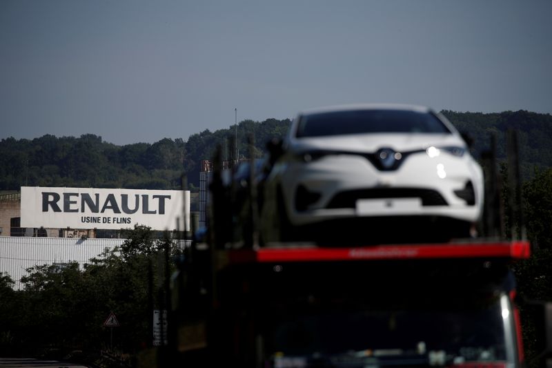 FILE PHOTO: The Flins plant of French carmaker Renault