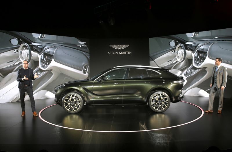 FILE PHOTO: Aston Martin DBX, the company’s first sport utility