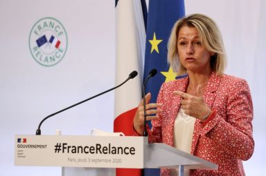 FILE PHOTO: French government presents crisis recovery plan for economy