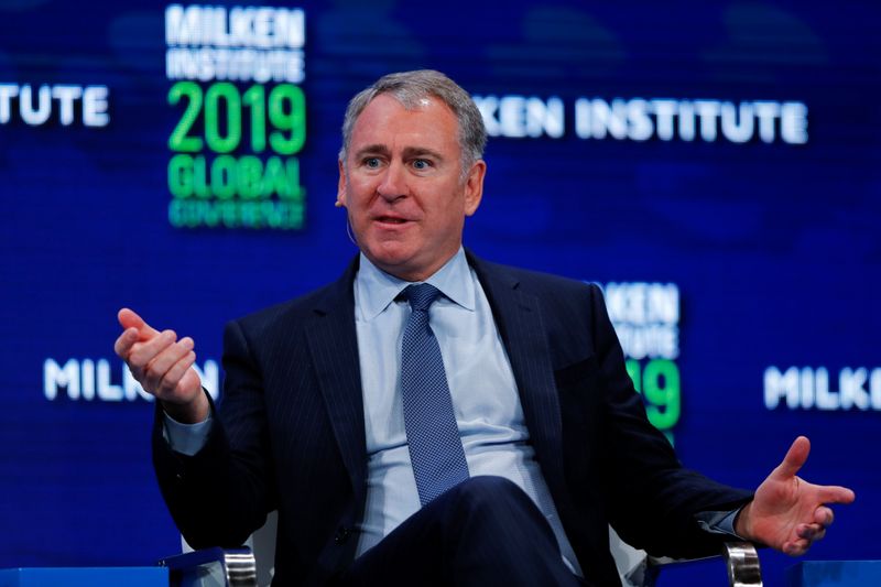 FILE PHOTO: Ken Griffin, Founder and CEO, Citadel, speaks during